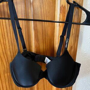 Calvin Klein Underwire Bra, Black, 38B, New (No Tags)